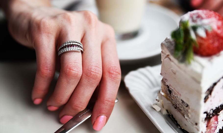 diamond, hand, jewel ring, ruby, human hand, human body part HD wallpaper