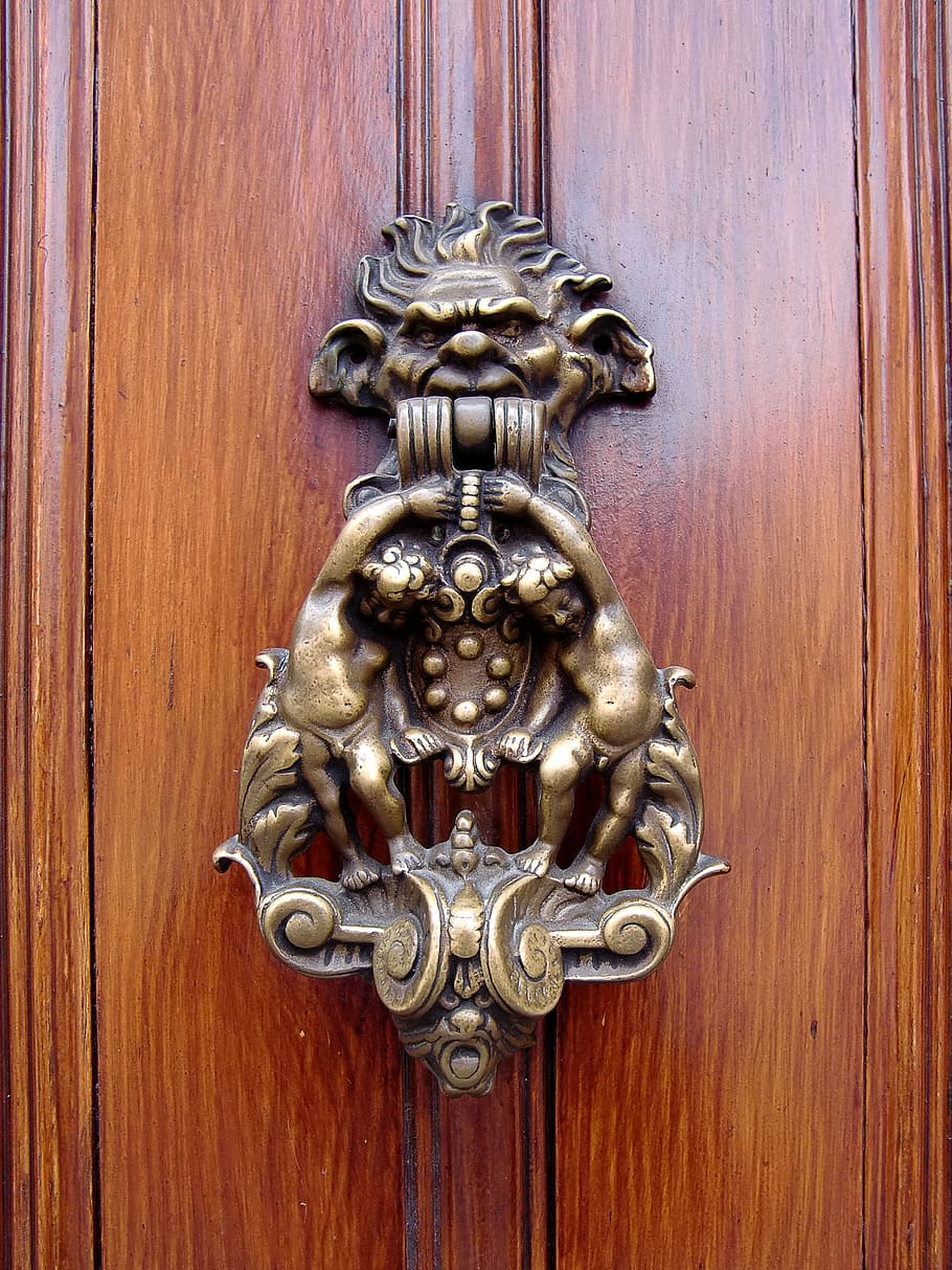 door, door handle, input, metal, old, door lock, jack, door knob HD wallpaper