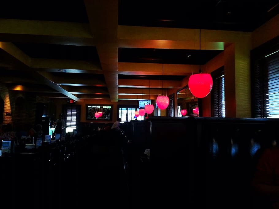 Dine, lights, restaurant, shadow, table, Food and Drinks, indoors HD wallpaper