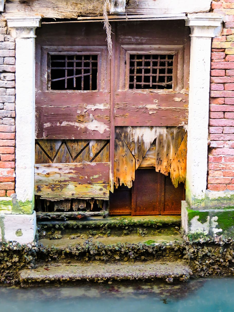 Architecture, Building, Door, Old, Ruin, lapsed, stainless HD wallpaper