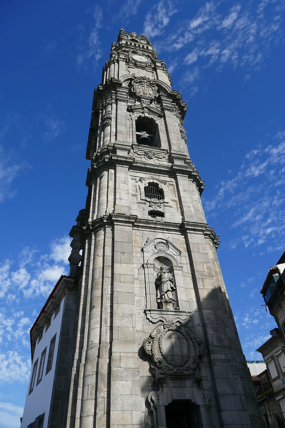 clerigos tower, porto, portugal, architecture, historical, landmark, HD wallpaper