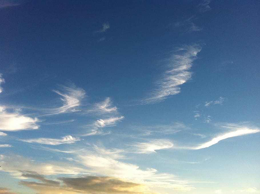 sky, cloud, blue sky, cloud - sky, beauty in nature, low angle view HD wallpaper