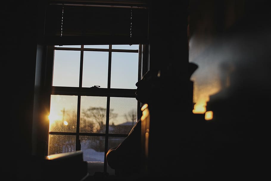 untitled, black, wooden, window, frame, photography, indoor HD wallpaper