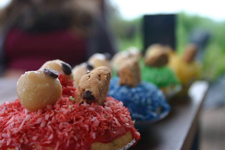 muffins, baked, color, food and drink, close-up, no people HD wallpaper
