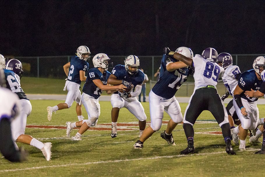 football, runner, high school, sport, competition, american football - sport HD wallpaper