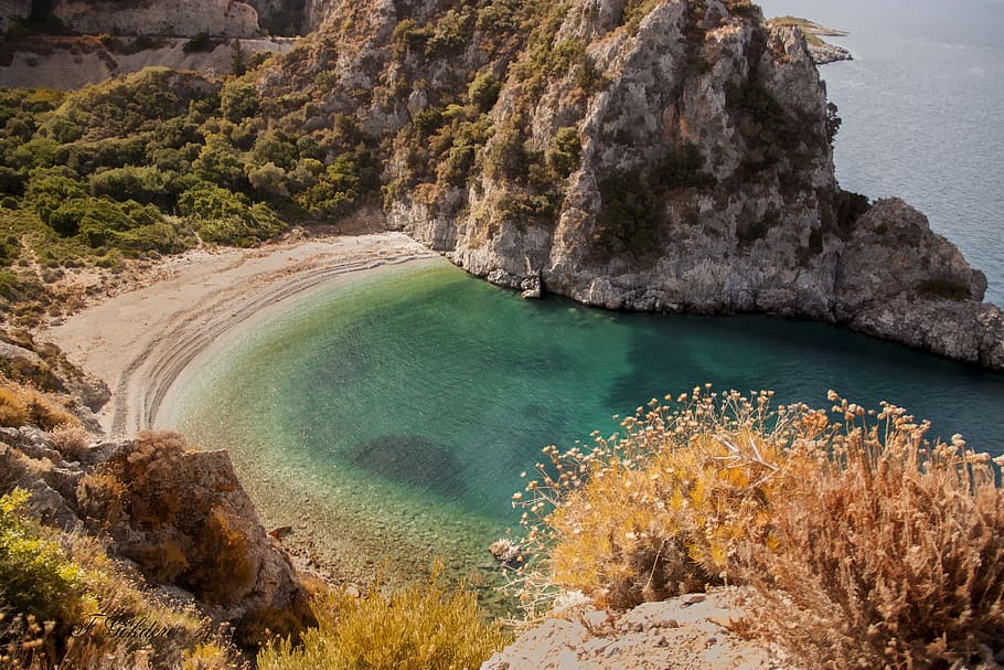 nature, peace, beach, water, beauty in nature, sea, scenics - nature HD wallpaper