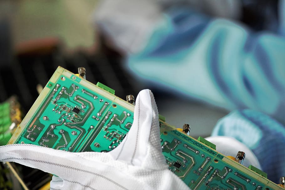 person holding circuit board, pcb, technology, printed, engineering HD wallpaper