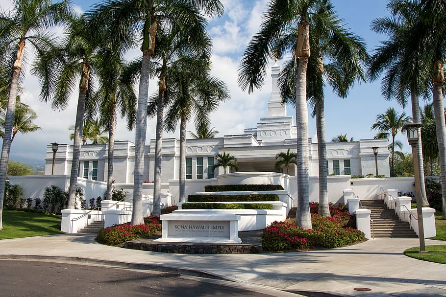 Kona Hawaii Lds Temple, Architecture, religion, religious, mormon
