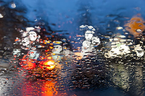 clear glass with dew, car, blur, blurry, background bokeh, bright HD wallpaper