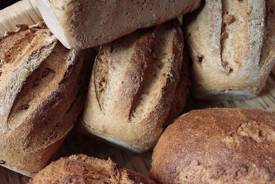 bread, bakery, artisan bread, home, food, food and drink, freshness HD wallpaper