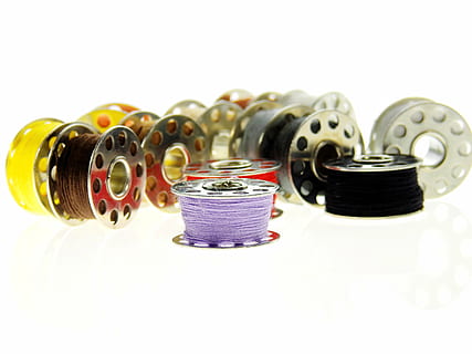 yarn, thread, sew, thread spool, colorful, sewing thread, haberdashery HD wallpaper