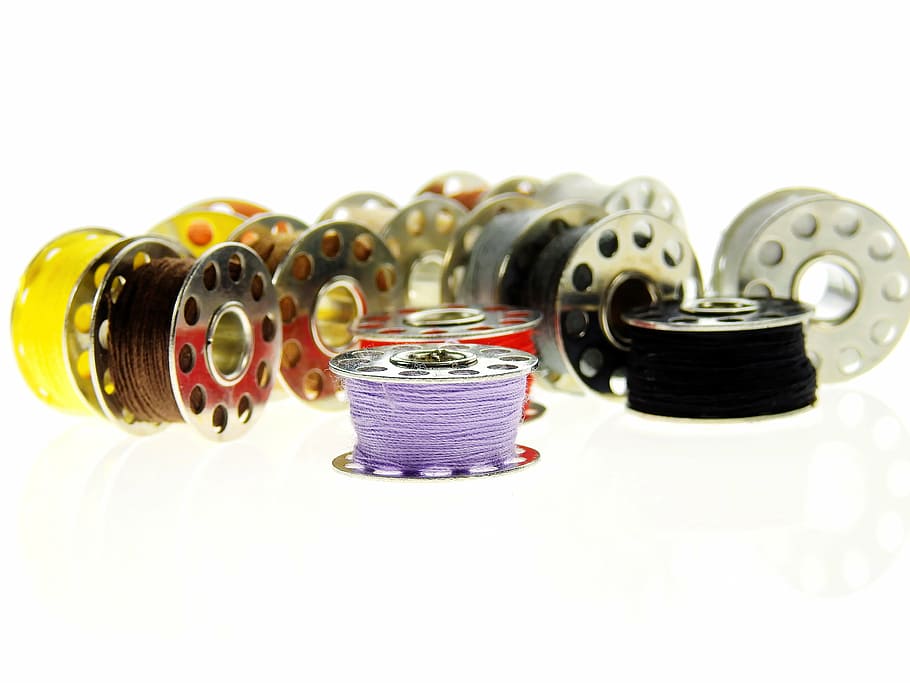 yarn, thread, sew, thread spool, colorful, sewing thread, haberdashery HD wallpaper
