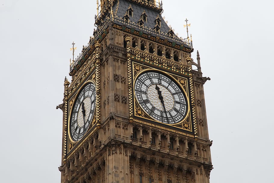 London, Big Ben, Tower, places of interest, time indicating, HD wallpaper