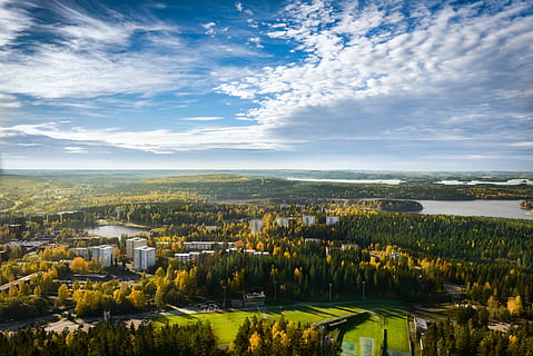 Kuopio, Sun, Light, summer, wiev, daylight, finland, nature HD wallpaper