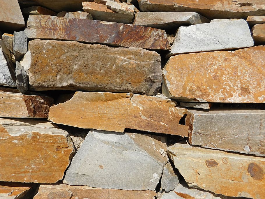wall, stone, stone wall, brown, masonry, stone work, backgrounds HD wallpaper