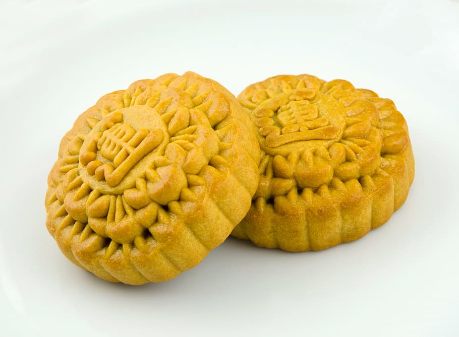 mooncake, mini, pastry, chinese, asia, cuisine, bakery, baked, HD wallpaper