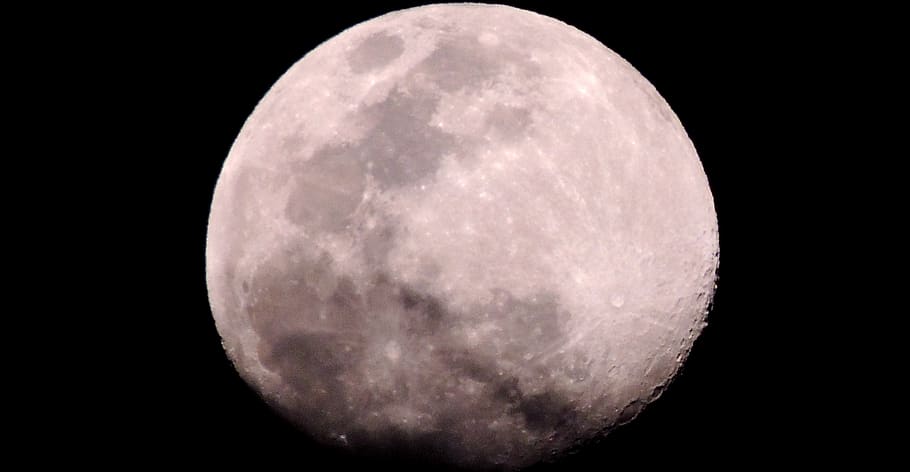 moon, night, nocturne, astronomy, space, sky, moon surface HD wallpaper