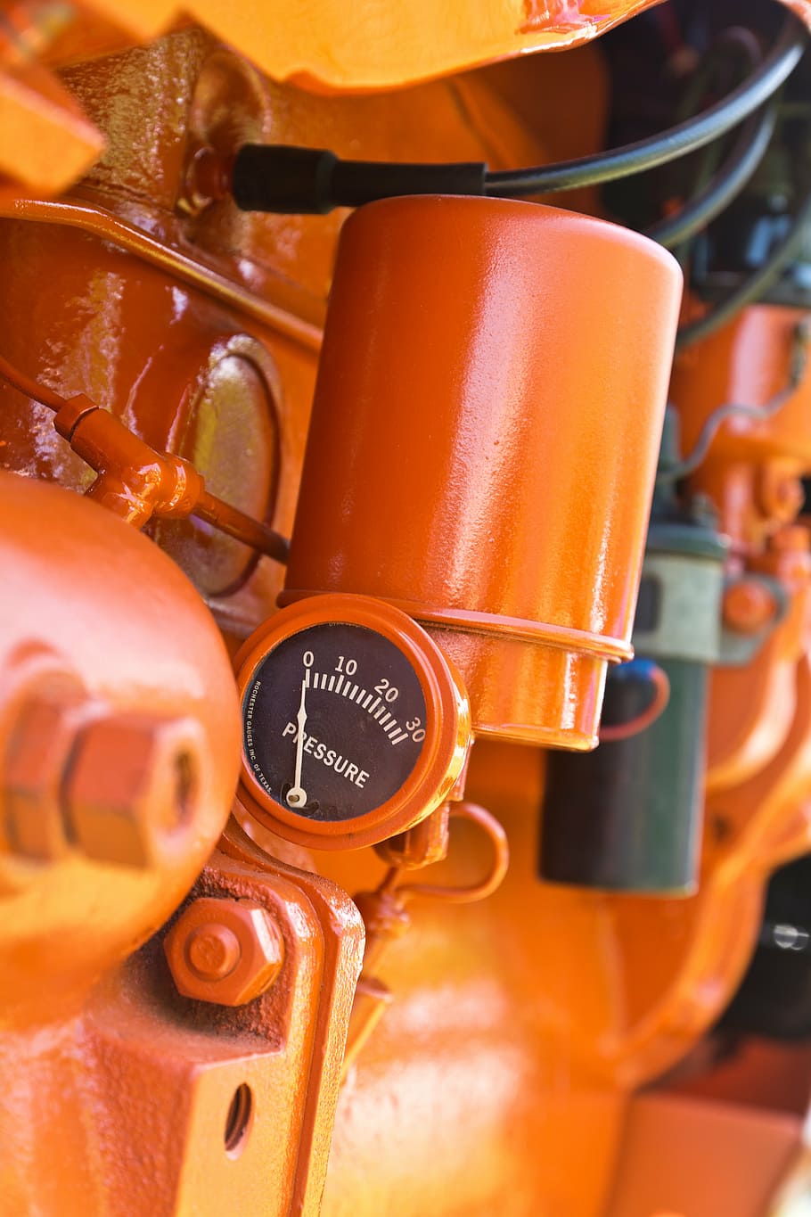 tractor, vehicle, farm, farming, orange, allis, agriculture HD wallpaper