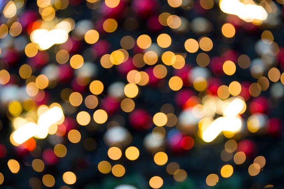 HD wallpaper: Blurred Christmas lights captured in London, England ...