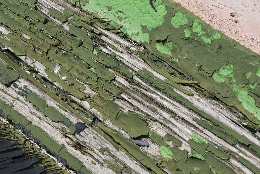 peeling, paint, texture, green, grunge, weathered, peeled, wall HD wallpaper