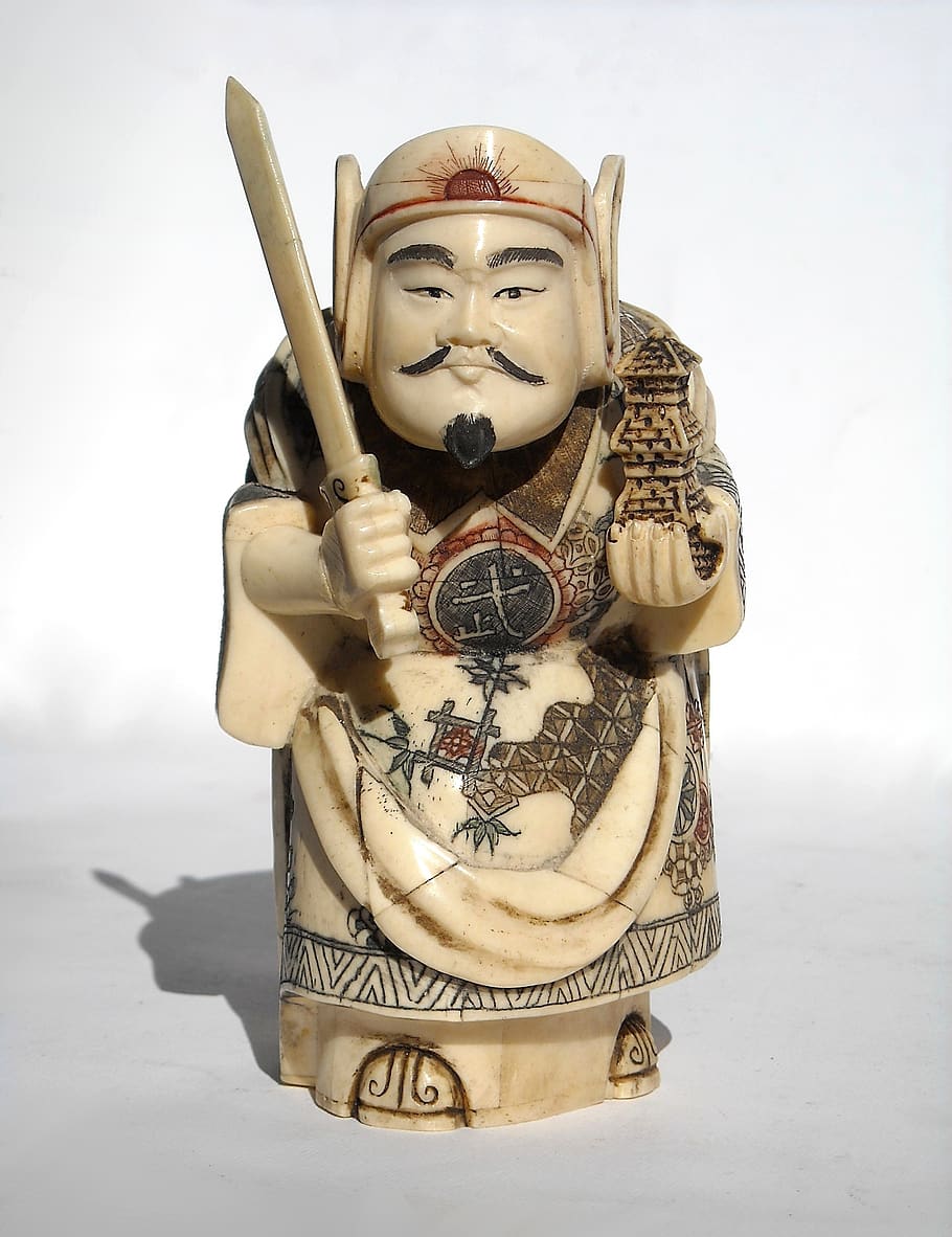 bone sculpture, chinese, antique, art and craft, representation HD wallpaper