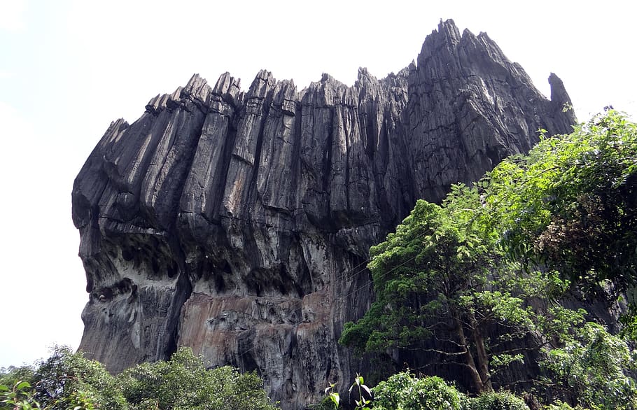 yana, rock formation, geology, karst, cliff, landscape, geological, HD wallpaper