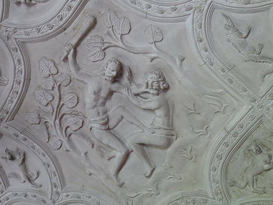 image, relief, art, historically, bible, cain, abel, dispute HD wallpaper