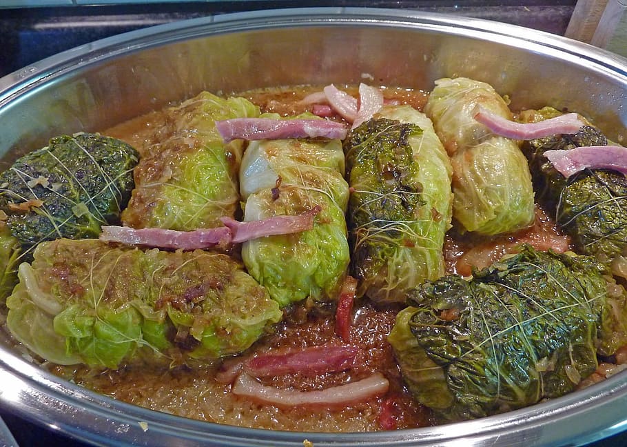 Cabbage Rolls, Roulades, Court, main course, hearty, food and drink HD wallpaper