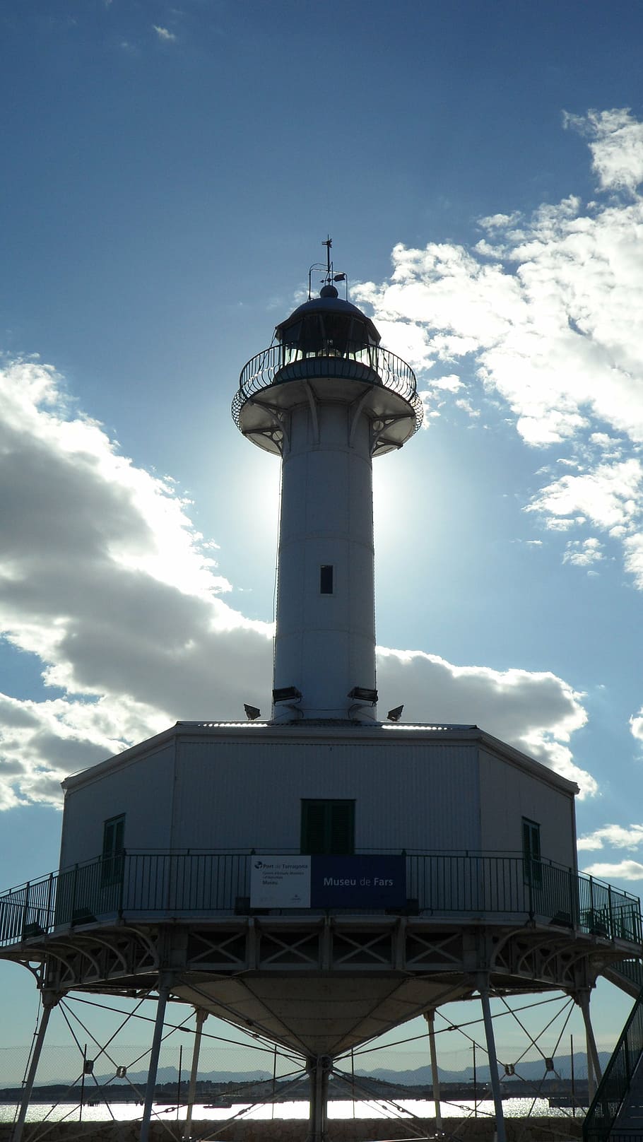 lighthouse, sea, beach, blue, catalonia, sky, port, costa, architecture HD wallpaper