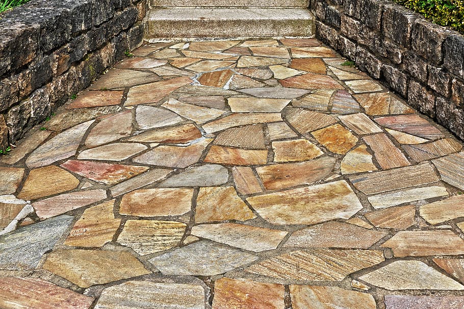 patch, flooring, ornament, polygons, sidewalk, paving stones, HD wallpaper