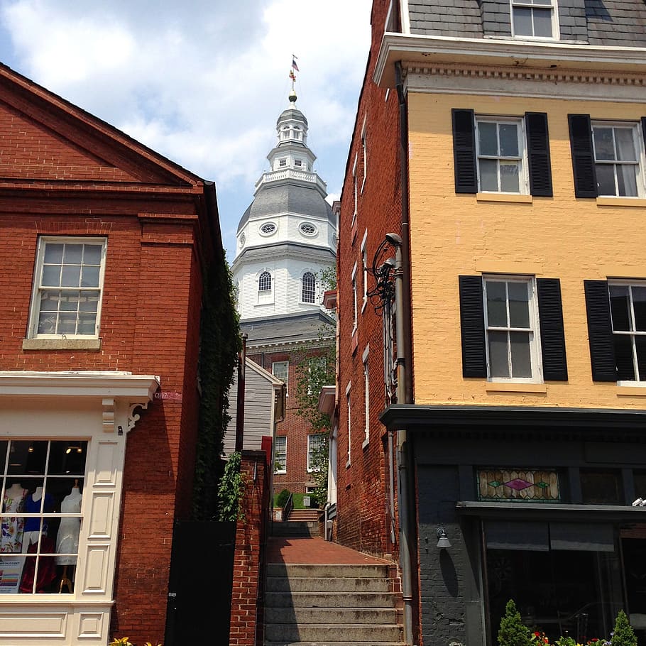 annapolis, state house, maryland, landmark, historical, architecture, HD wallpaper