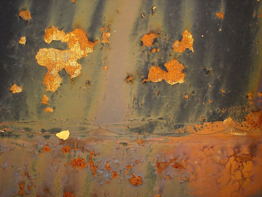 metal, surface, brown, rust, texture, weathered, full frame HD wallpaper