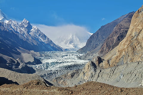 glacier, passu, pakistan, peak, landscape, mountain, snow, travel HD wallpaper