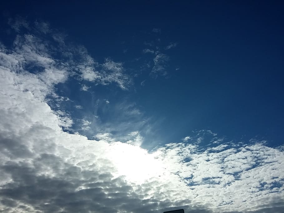 sun shine, sky, white, cloud, sunshine, san diego, cloud - sky, HD wallpaper