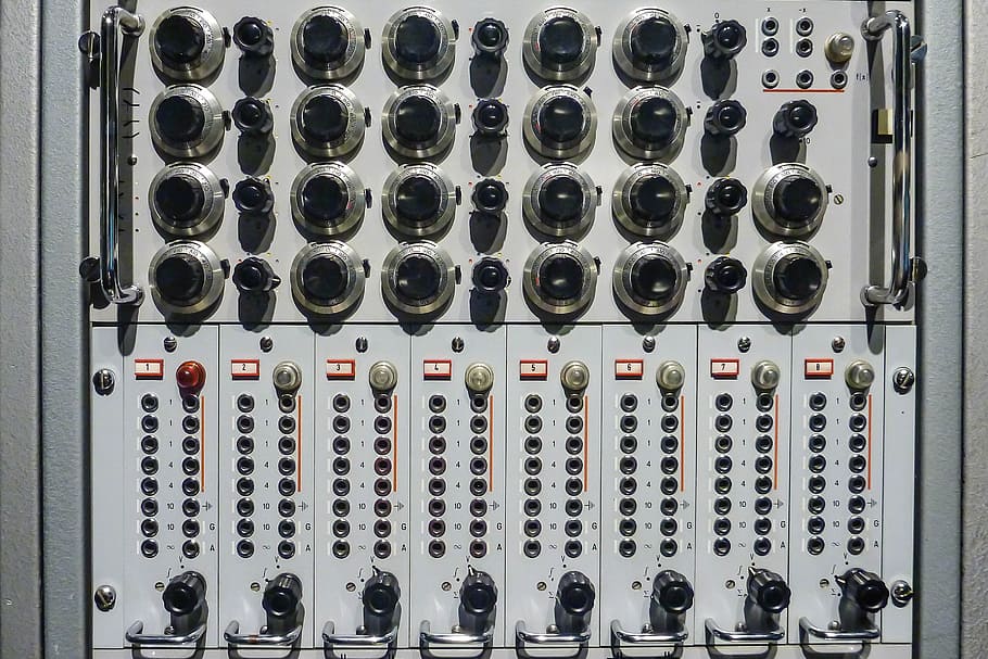 radio, control panel, analog, controller, rotary control, bushings HD wallpaper