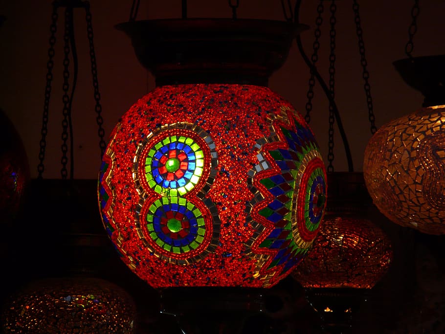 windlight, lamp, red, cultures, decoration, asia, east Asian Culture, HD wallpaper