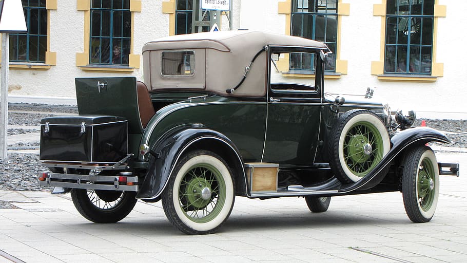 oldtimer, auto, vehicle, automotive, dare, pkw, building exterior HD wallpaper