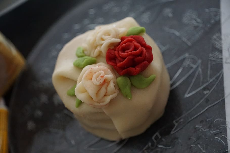 cake, marzipan, rose, bake, party, luck, hobby, creative, love HD wallpaper