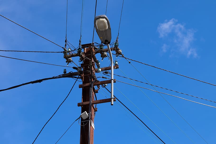 electricity, energy, lamp, electrical cable, technology, fuel and power generation HD wallpaper