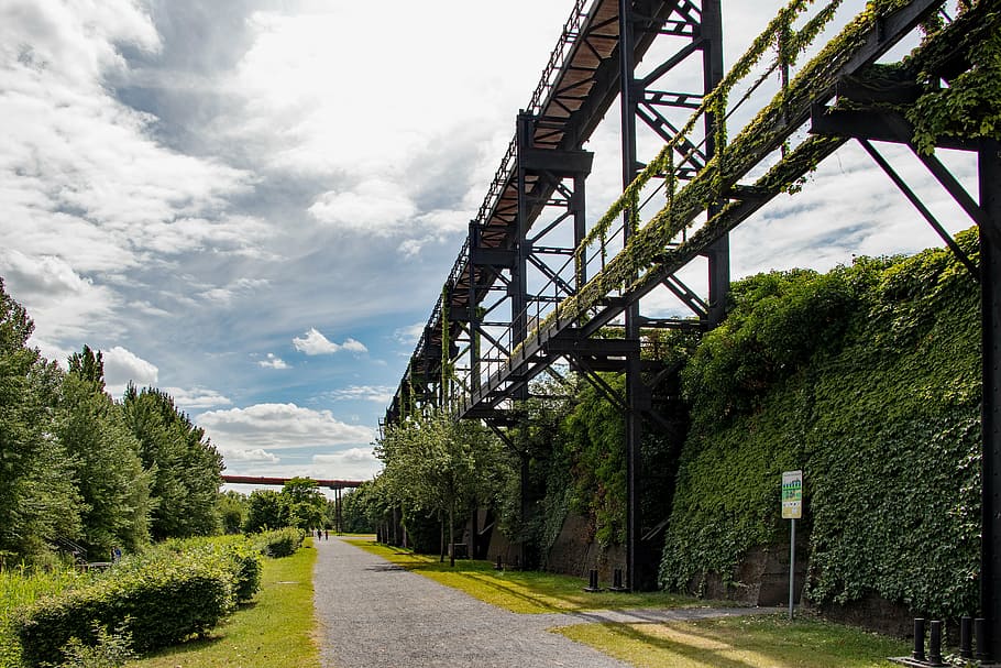 duisburg, industrial park, industry, landscape park, ruhr area, HD wallpaper