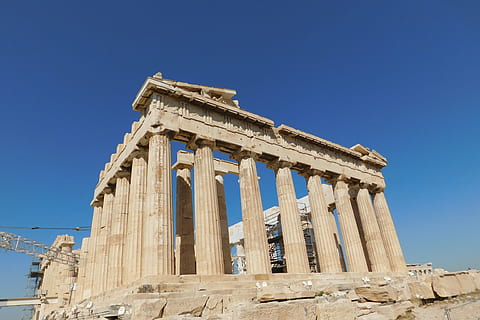 The Parthenon, Greece, atens, acropolis, ancient, ruins, monument HD wallpaper
