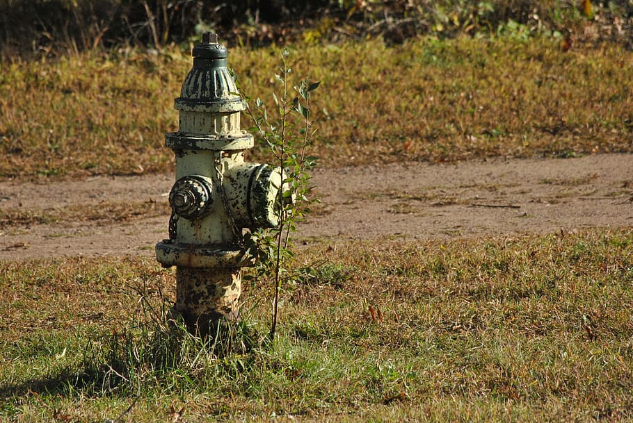Water Hydrant, Fire Hydrant, extinguish, water source, abandoned HD wallpaper