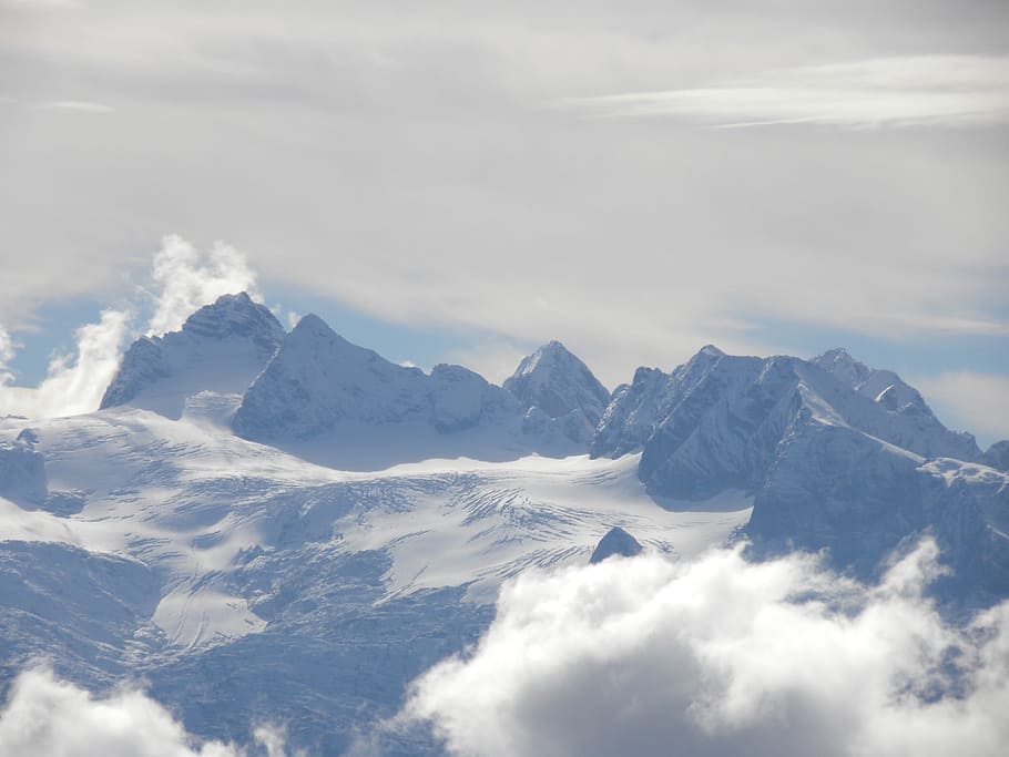 snow, mountains, wintry, cloud - sky, scenics - nature, beauty in nature HD wallpaper