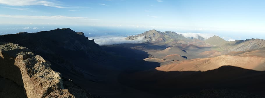 panoramic, nature, landscape, mountain, sky, volcano, scenics - nature HD wallpaper