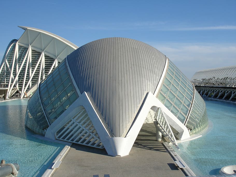oceanografic, architecture, valencia, spain, famous Place, modern HD wallpaper