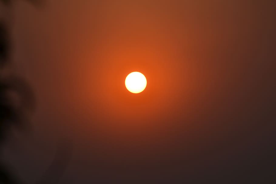 sun, sunset, red, sky, beauty in nature, scenics - nature, tranquility HD wallpaper