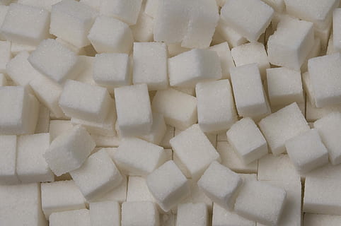 white foams, Sugar, Sugar, Sugar Cubes, Food, heap, granulated sugar HD wallpaper