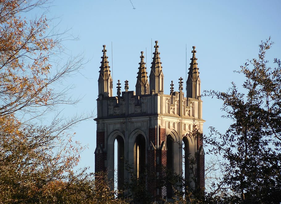 Church Tower, Gothic, Architecture, old, religion, building HD wallpaper
