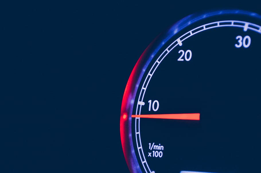 speedometer at 09, gauge, tachometer, dash, rpm, car, automotive