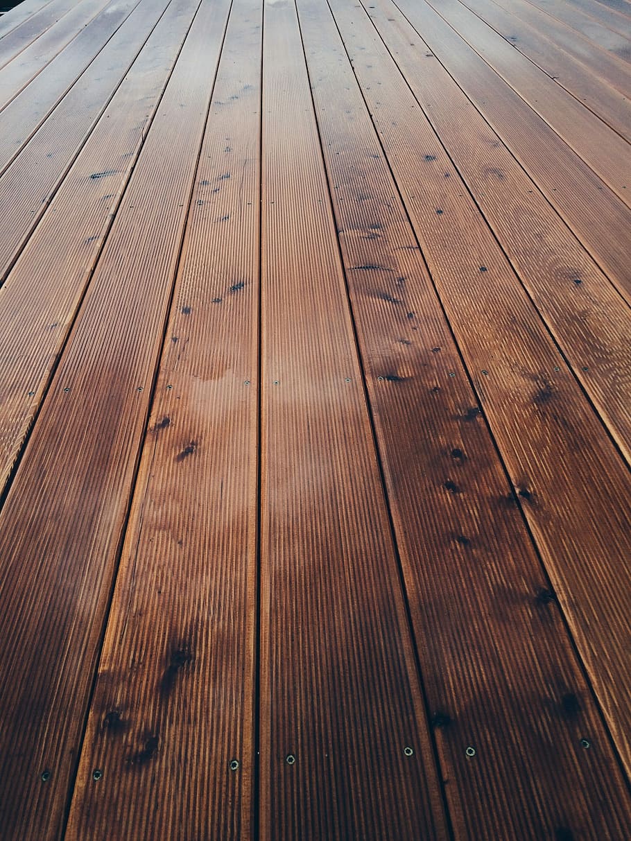 Wet, Boards, Reflection, Wood, rain, wooden, nature, clean HD wallpaper